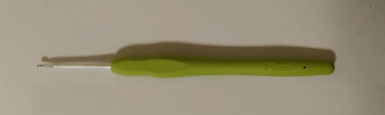Гачок для в'язання з силіконовою ручкою 2 мм