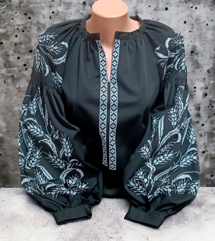 Пошита жіноча блуза для вишивання ПЖС-411 (БОХО)