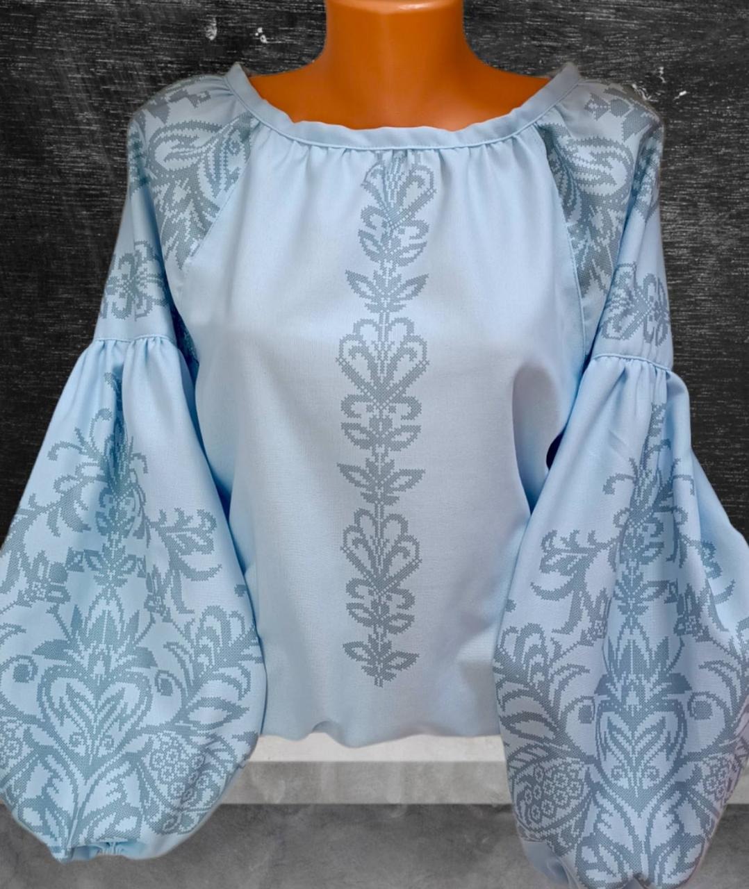 Пошита жіноча блуза для вишивання ПЖС-216 (БОХО)