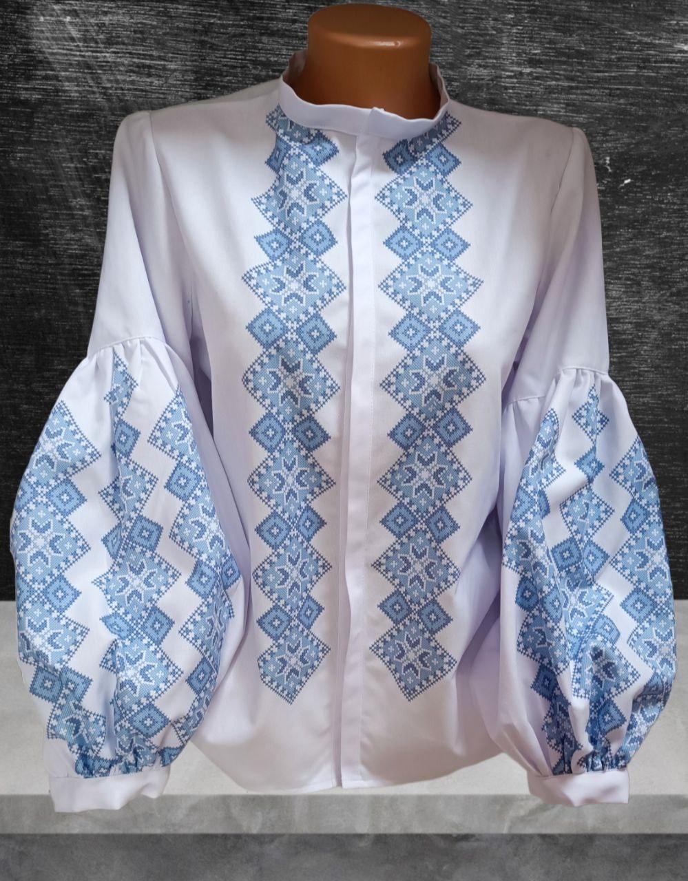 Пошита жіноча блуза для вишивання ПЖС-353 (БОХО)