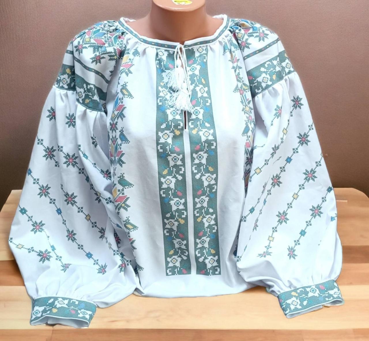Пошита жіноча блуза для вишивання ПЖС-287 (БОХО)