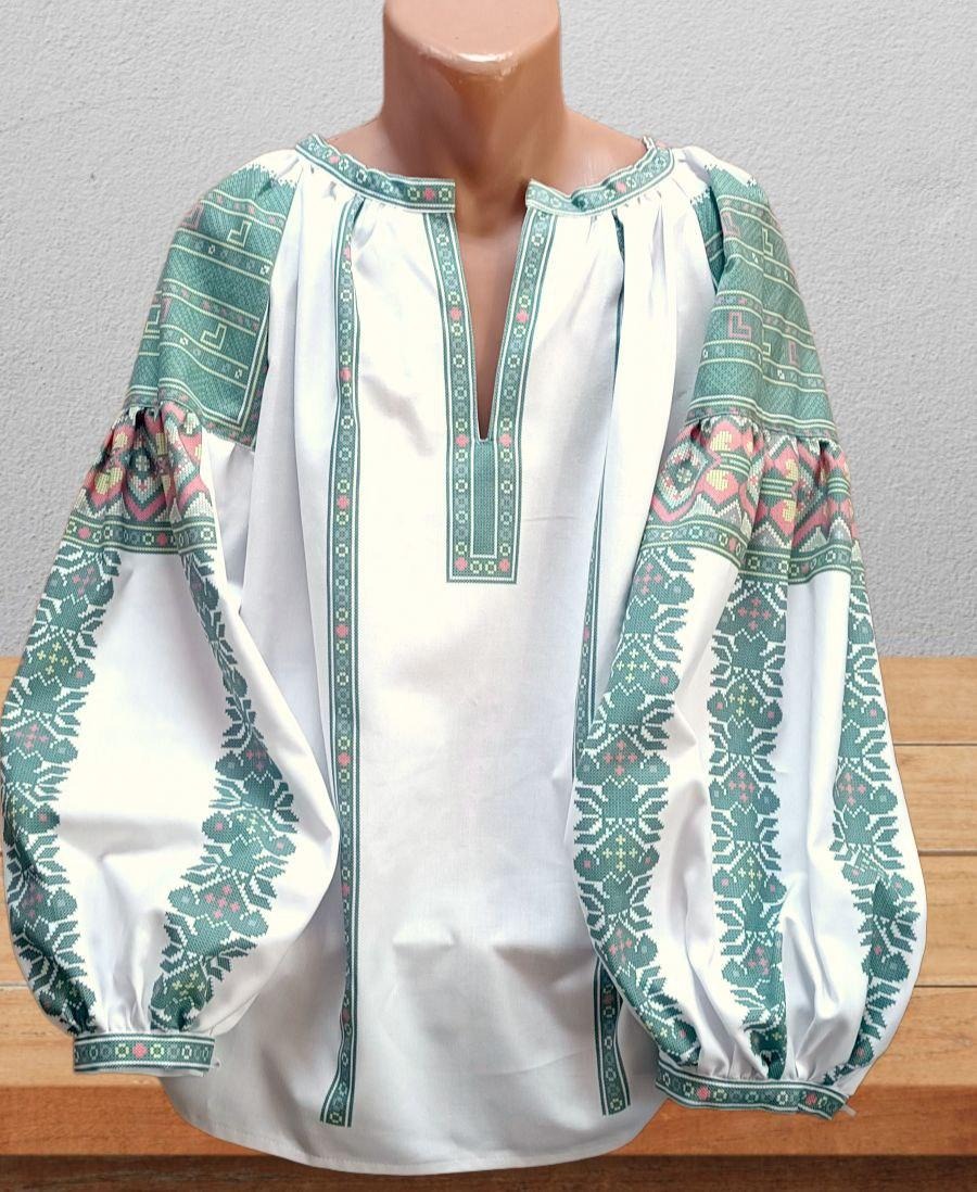 Пошита жіноча блуза для вишивання ПЖС-304 (БОХО)