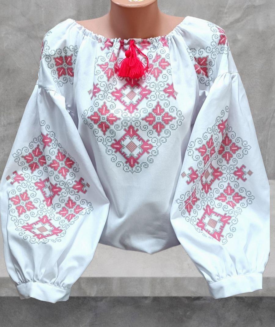 Пошита жіноча блуза для вишивання ПЖС-340.1 (БОХО)