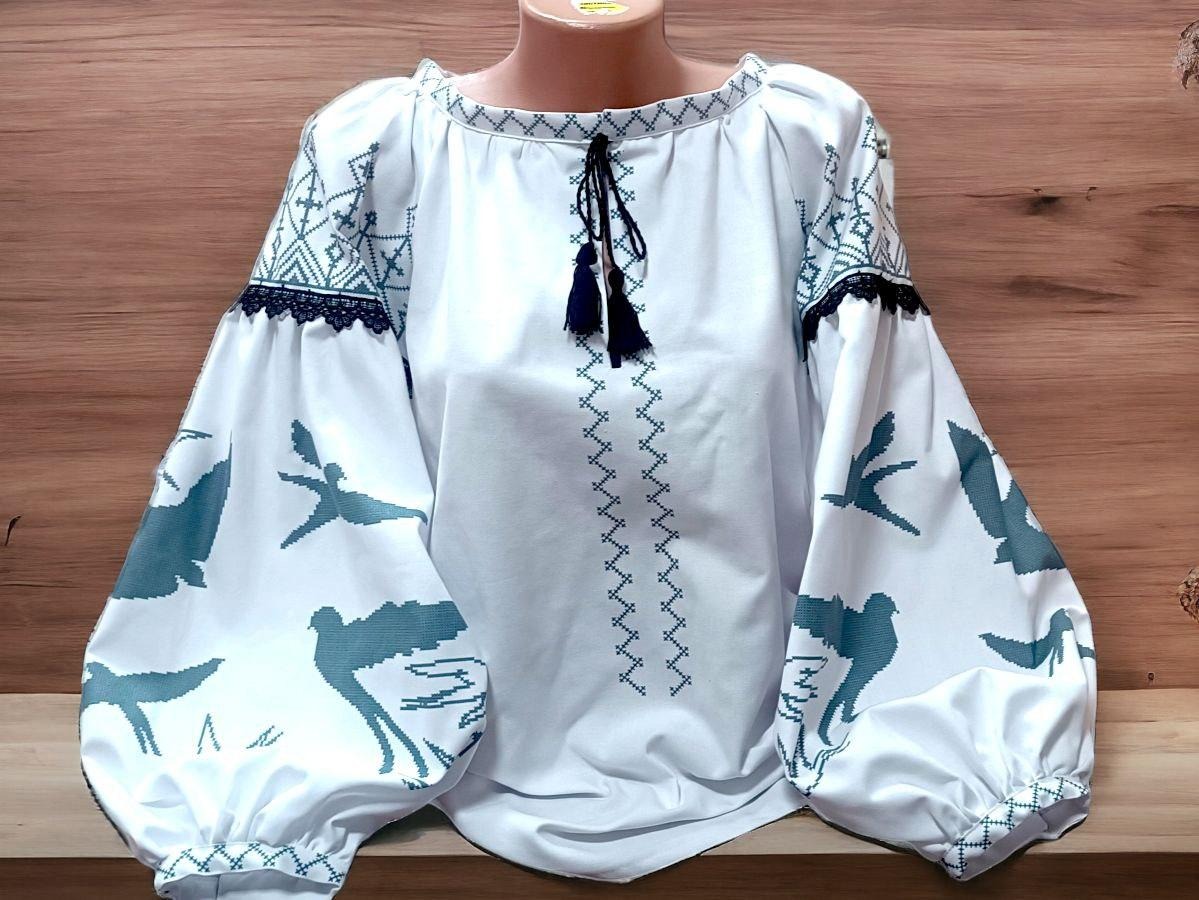 Пошита жіноча блуза для вишивання ПЖС-414 (БОХО)