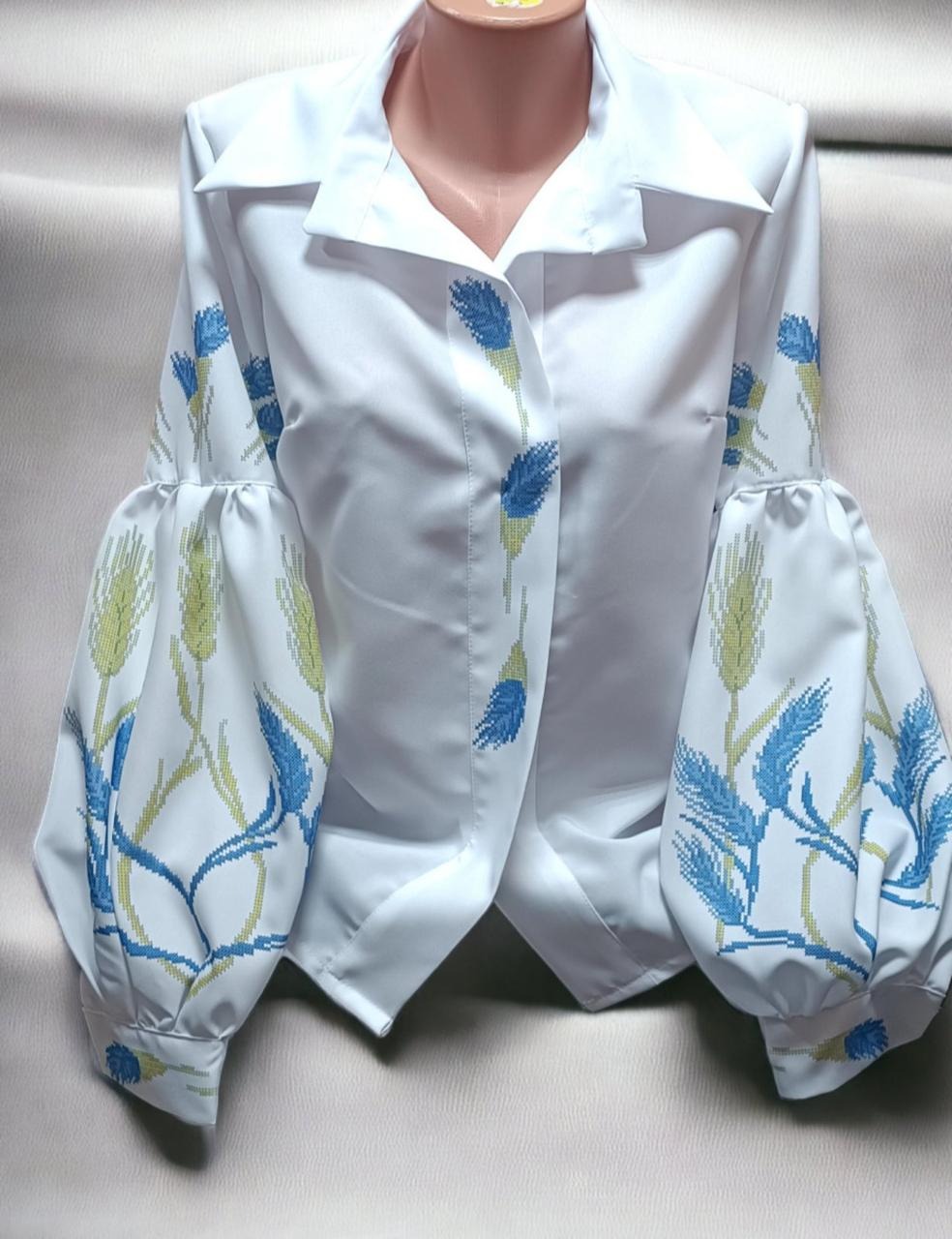 Пошита жіноча блуза для вишивання ПЖС-360 (БОХО)