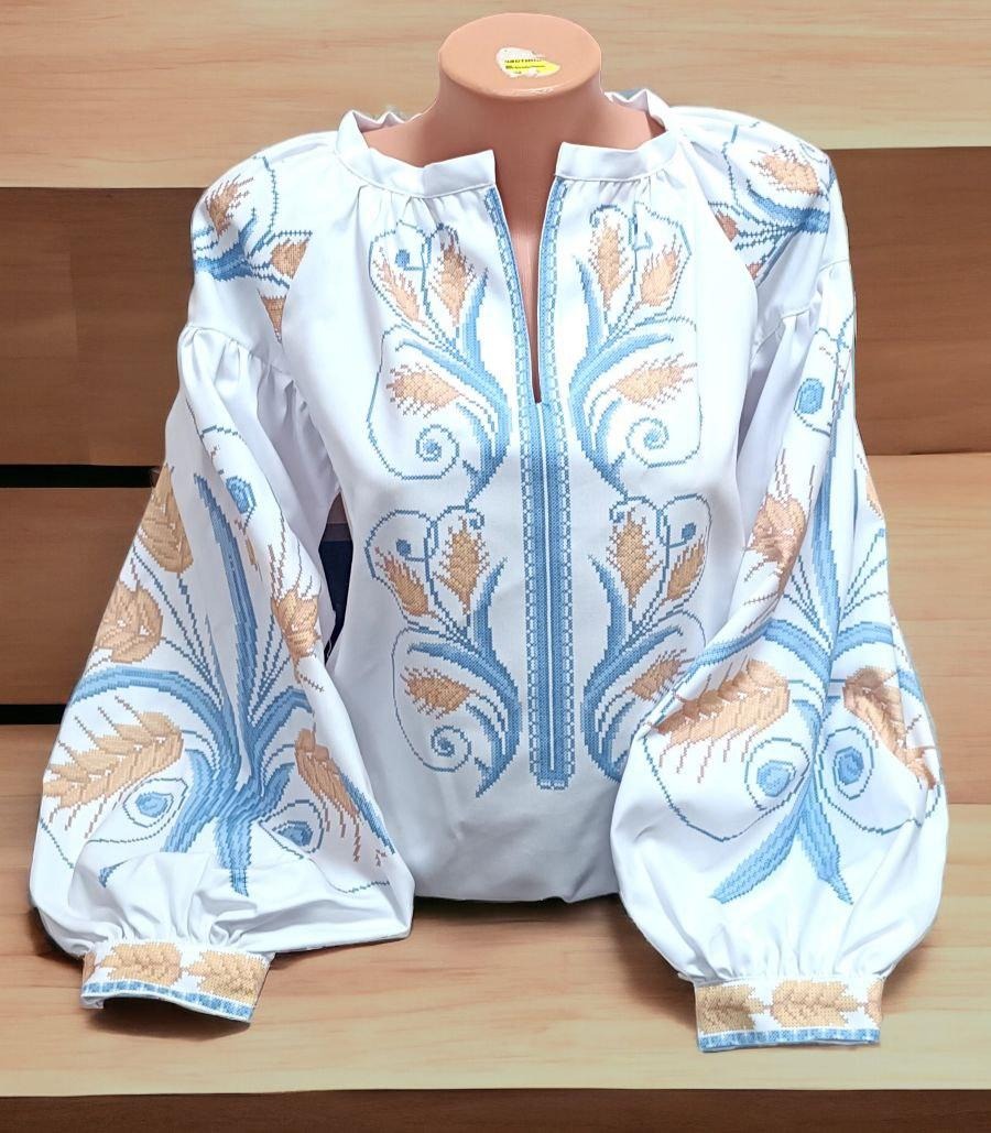 Пошита жіноча блуза для вишивання ПЖС-419.1 (БОХО)