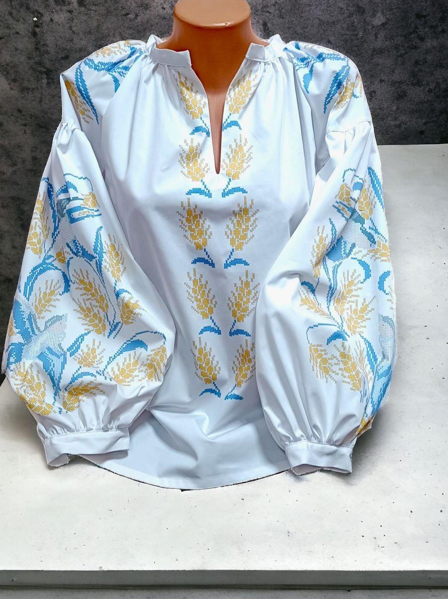 Пошита жіноча блуза для вишивання ПЖС- 420 (БОХО)