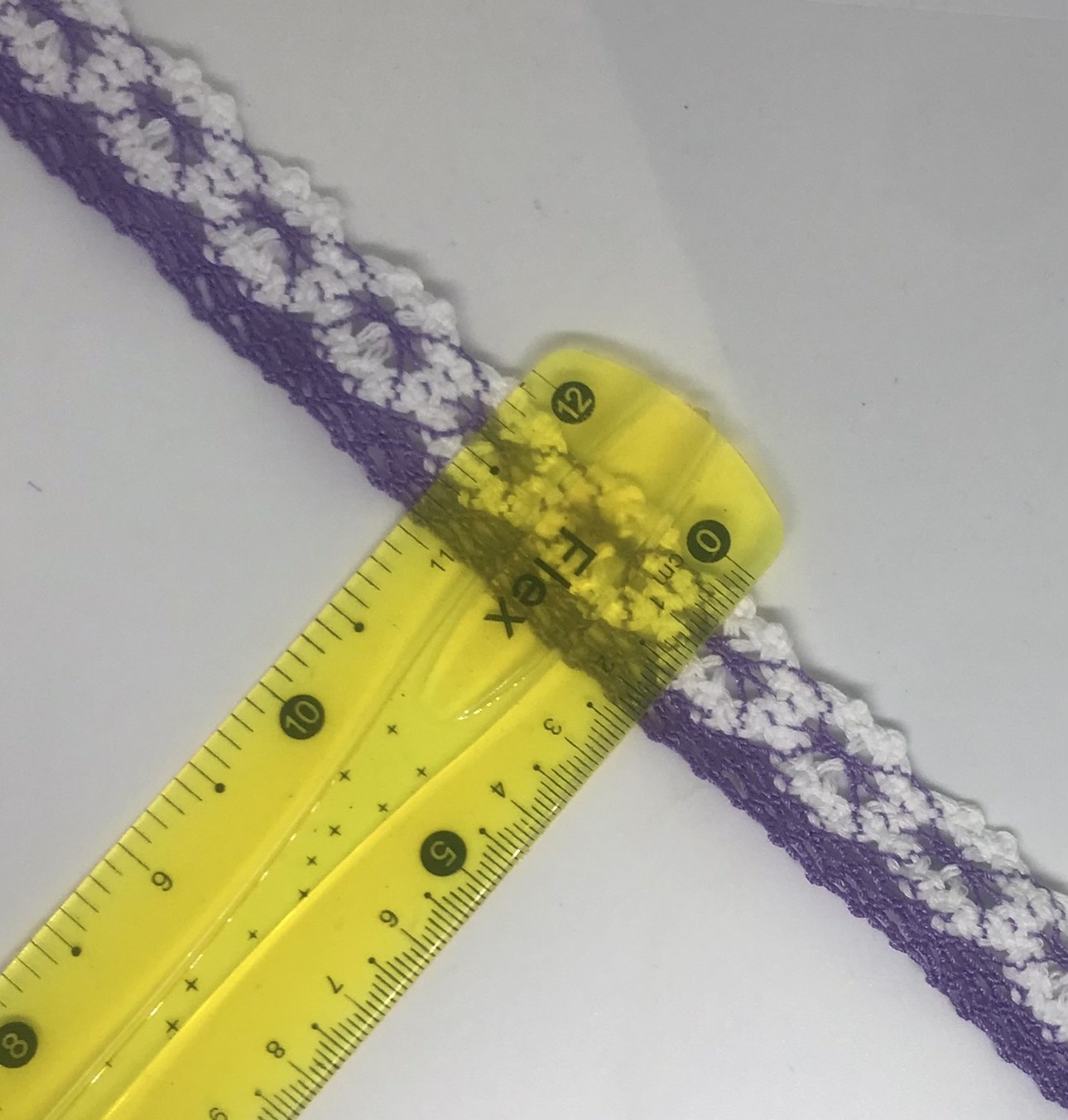 Мереживо х/б фіолетове, ширина 2 см