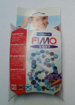 Набір для ліплення прикрас FIMO Soft Knotted Dots,4шт*25г. 87/8023