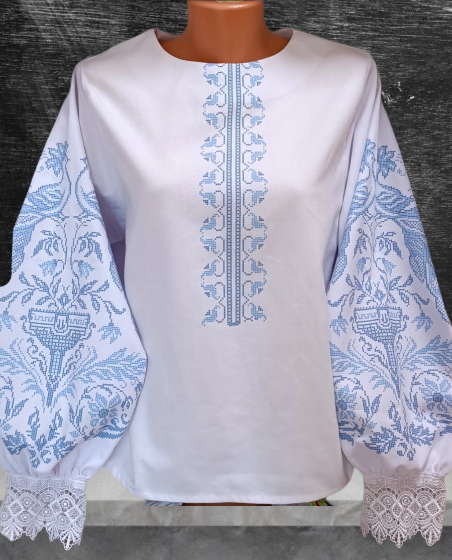 Пошита жіноча блуза для вишивання ПЖС-265