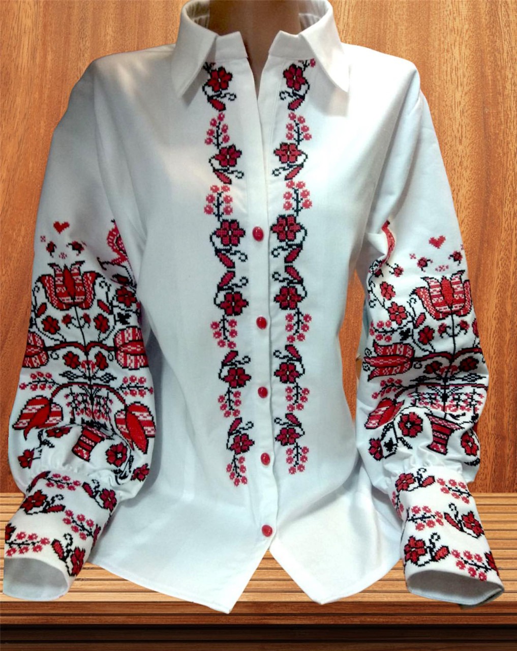 Пошита жіноча блуза для вишивання ПЖС-280