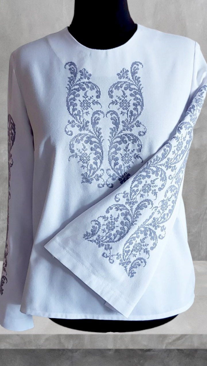 Пошита жіноча блуза для вишивання ПЖС-401