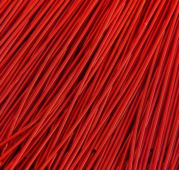 Канитель гладка колір червоний, діаметр 1мм УТ100018467
