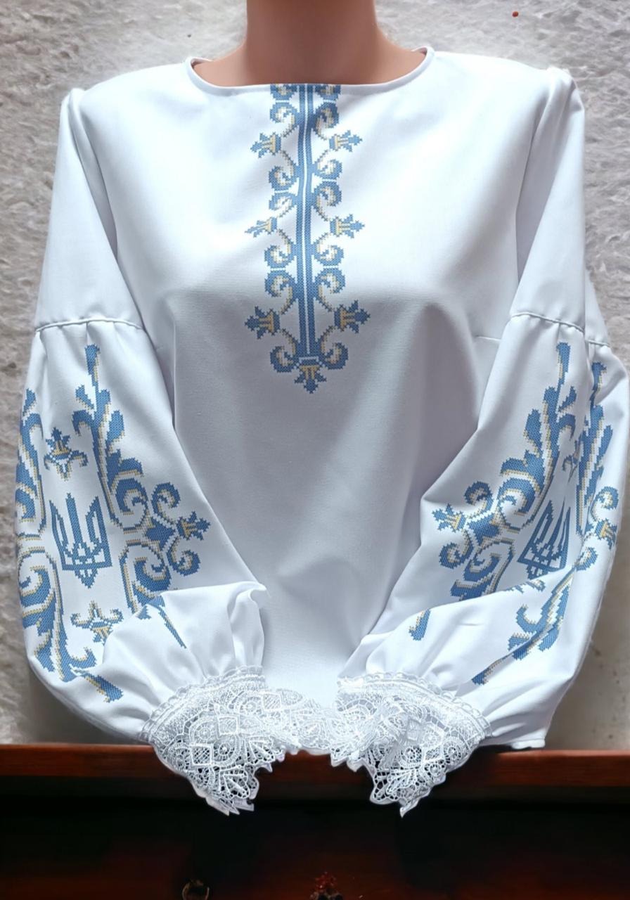 Пошита жіноча блуза для вишивання ПЖС-412