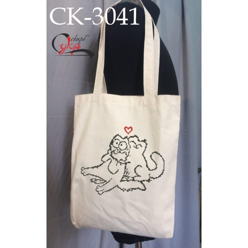 Еко-сумка під вишивку СК-3041 Кіт Саймона (закоханий)