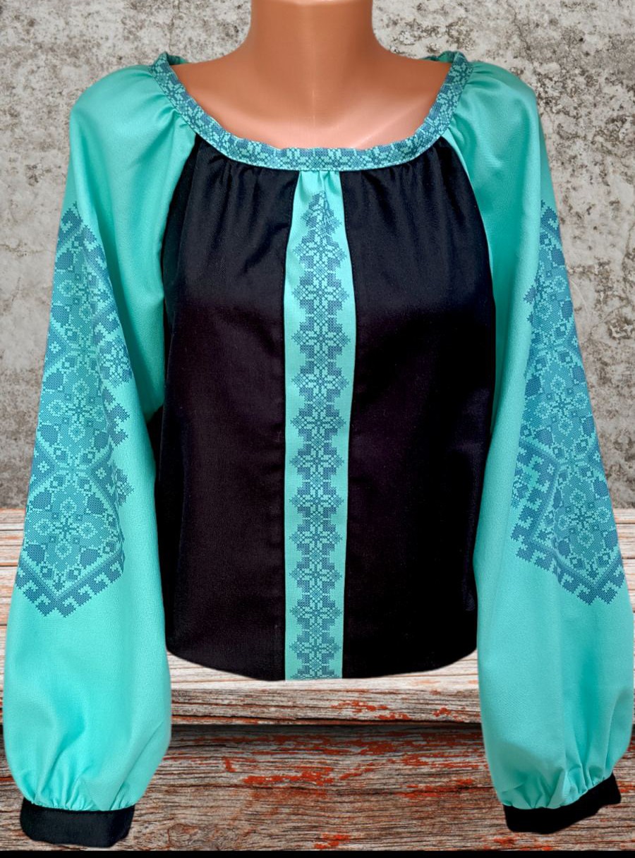 Пошита жіноча блуза для вишивання ПЖС-187