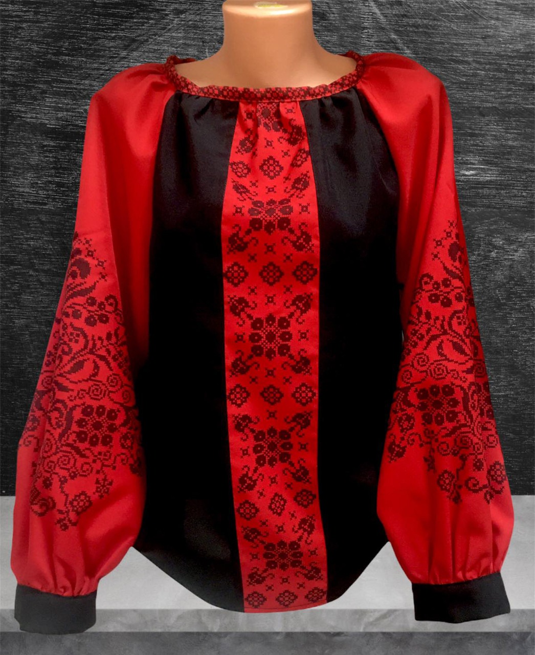 Пошита жіноча блуза для вишивання ПЖС-175.1