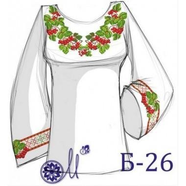 Заготовка для вишивання жіночої сорочки Б-26