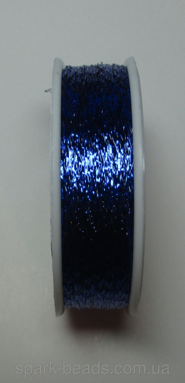 Люрекс Адель металізована нитка плоска 09. Колір синій