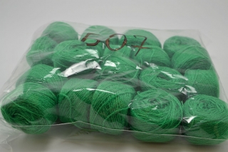 Акрилова нитка для вишивки 507 зелений