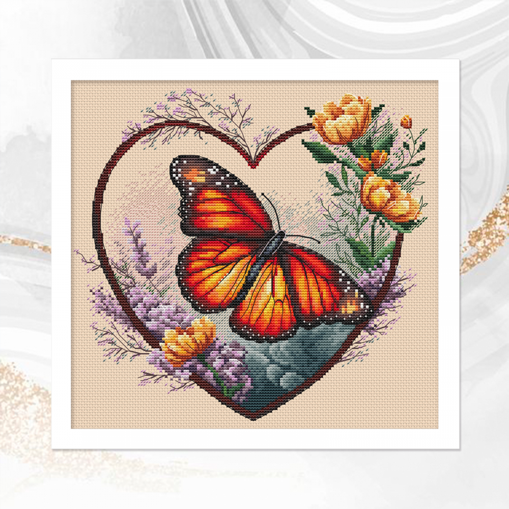 Набір для вишивання хрестиком Х-1001 Метелик