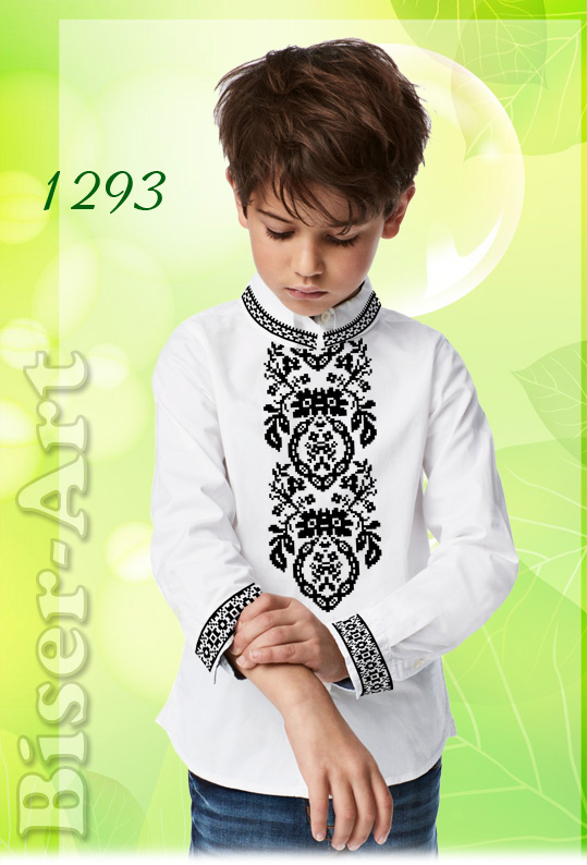 Пошита сорочка на хлопчика для вишивання 11293