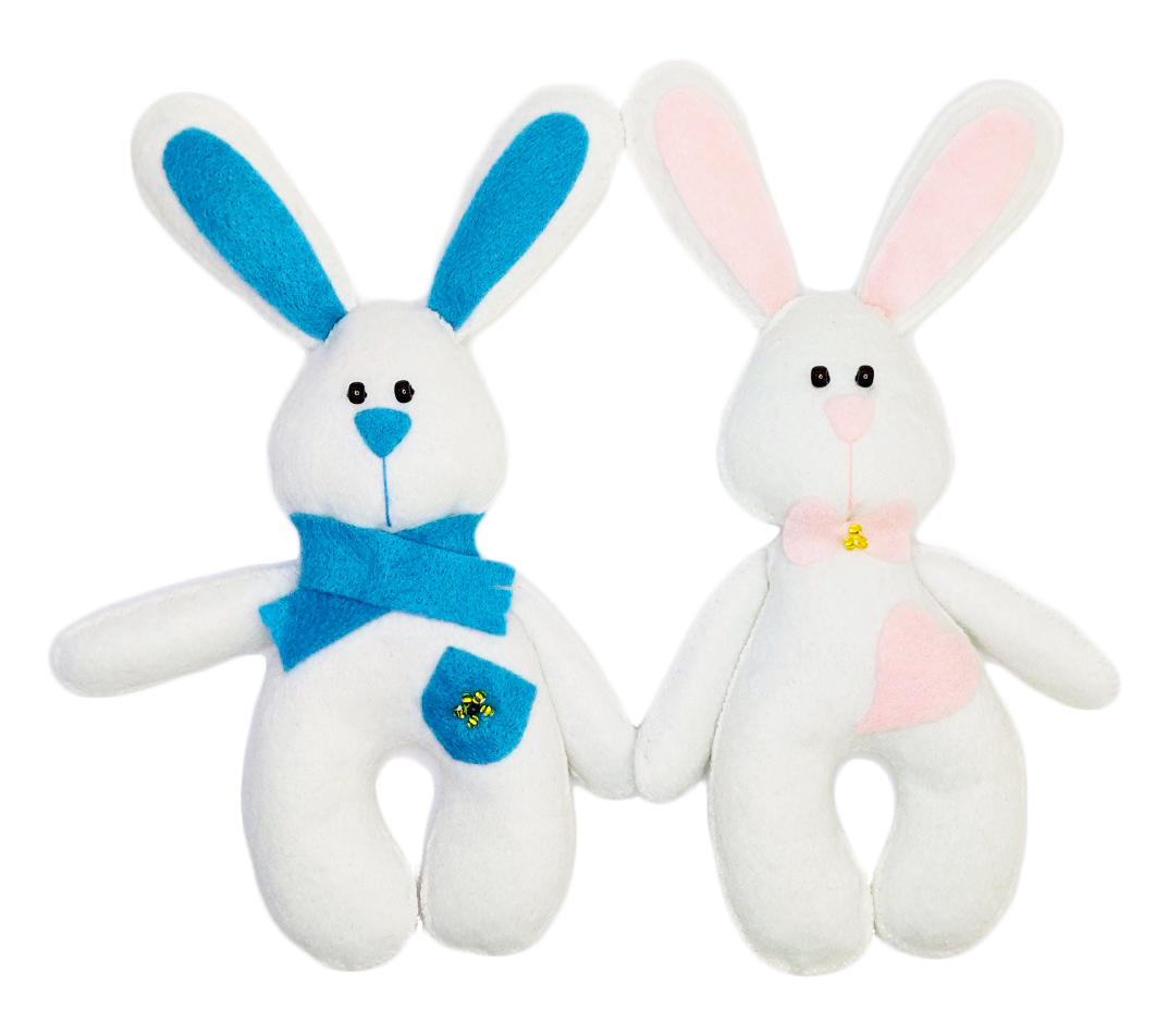 Набір з фетром для виготовлення декоративних іграшок ФН-106 Кролики 