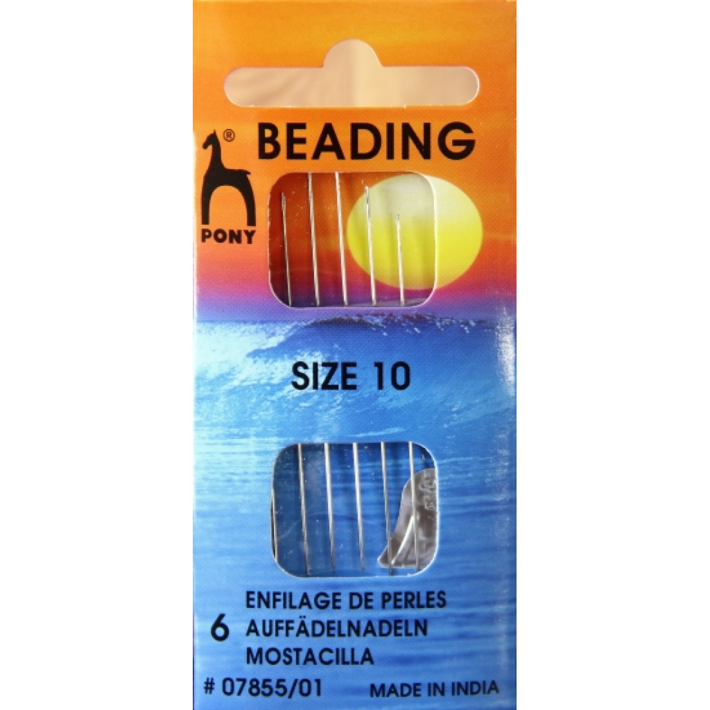 Набір бісерних голок з нитковтягувачем Pony 07855 №10