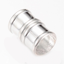 Застібка магнітна латунь Колонка, колір срібло 21x14мм