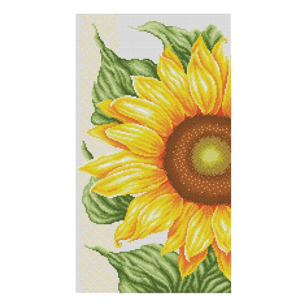 Набір для вишивання нитками (муліне акрил) М-1107 Квітка сонця