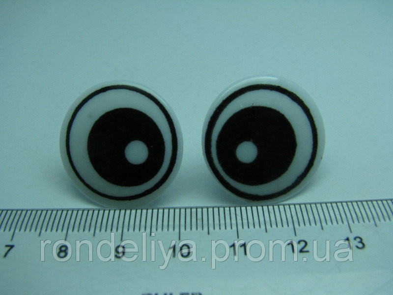 Глазки нарисованные с винтом 24 мм ГЛ 51