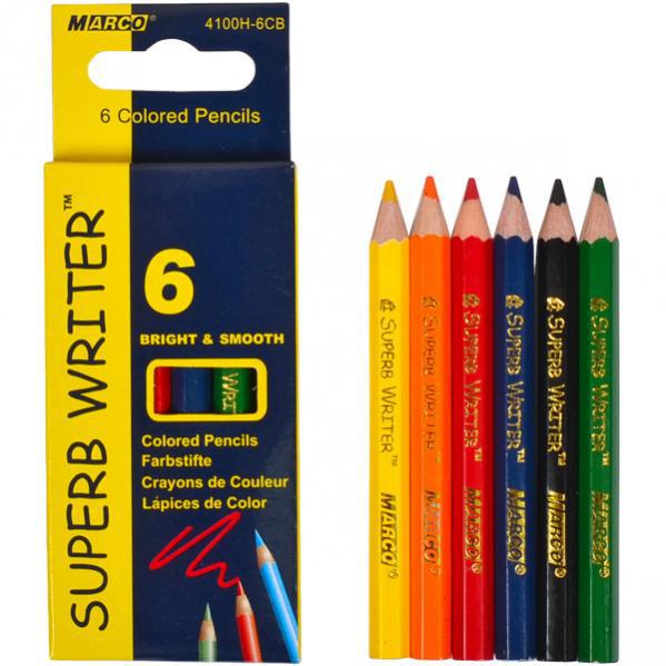 Олівець 4100 /6 кольорів mini MARCO 