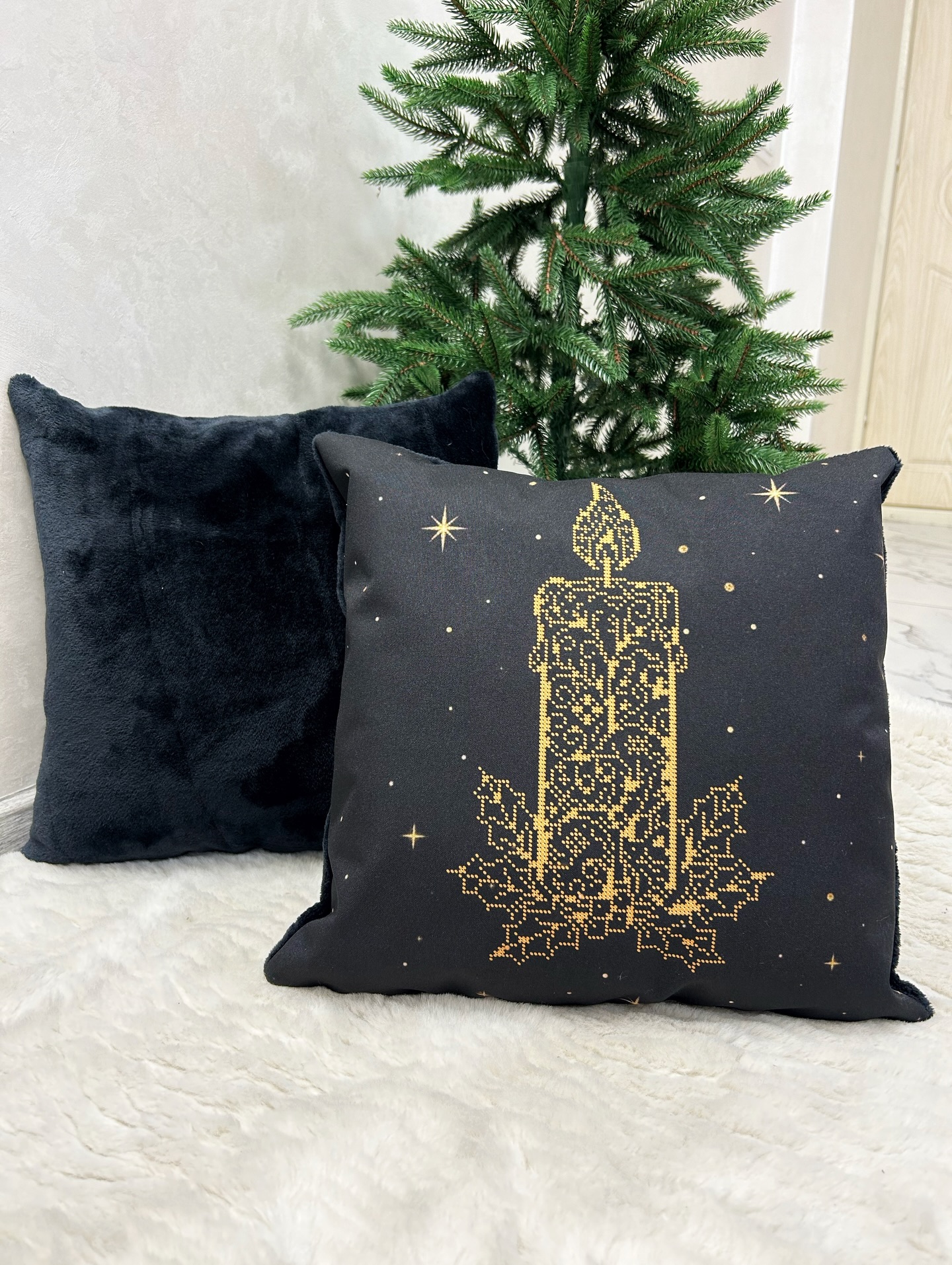 Подушка з наволочкою для вишивання ДП-147 Свічка