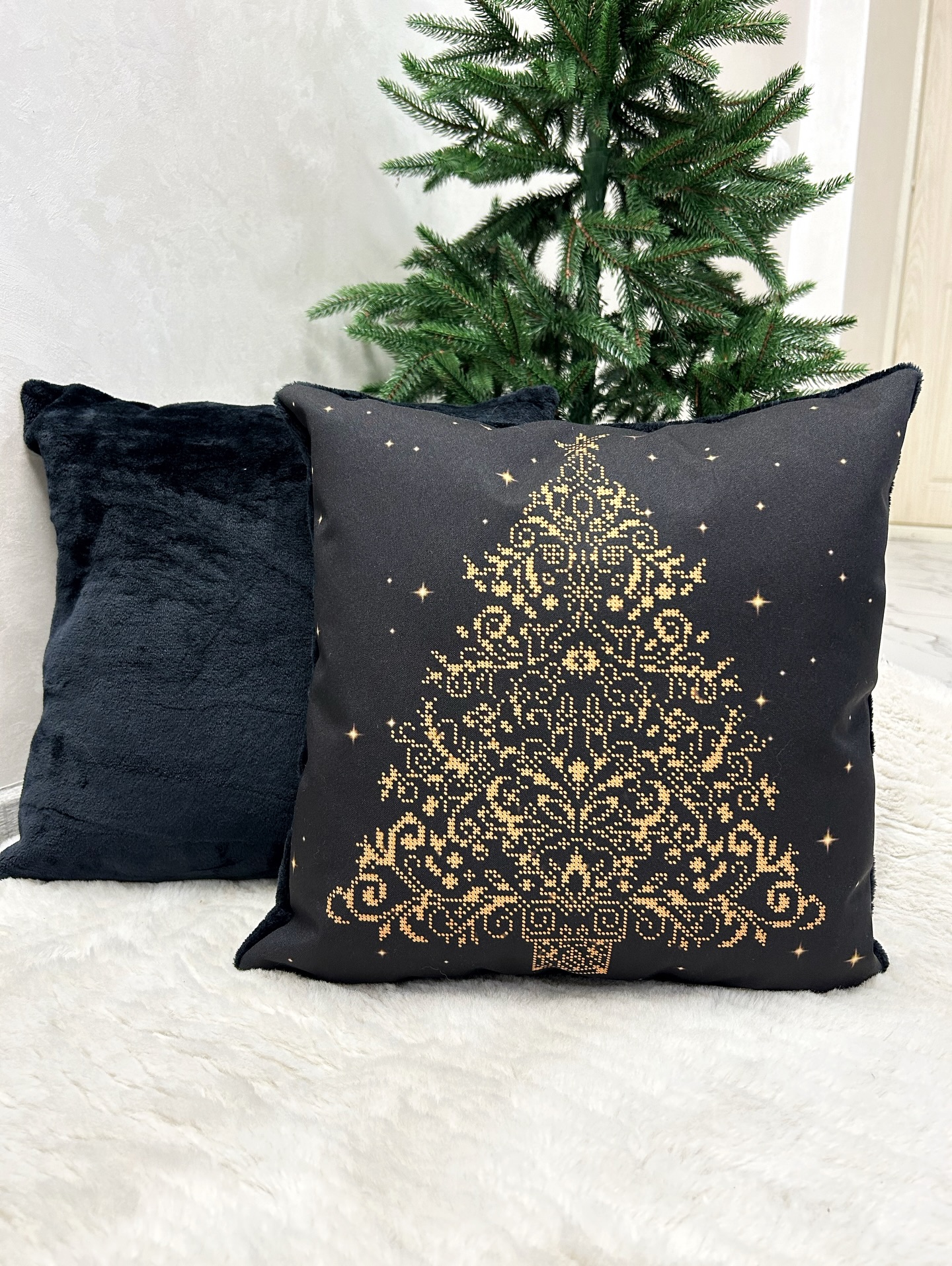 Подушка з наволочкою для вишивання ДП-148 Ялинка