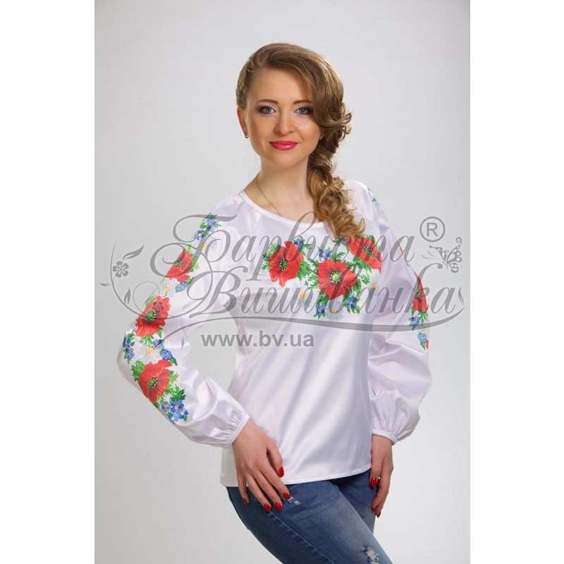 Заготовка жіночої блузи для вишивки Барвиста вишиванка БЖ-102