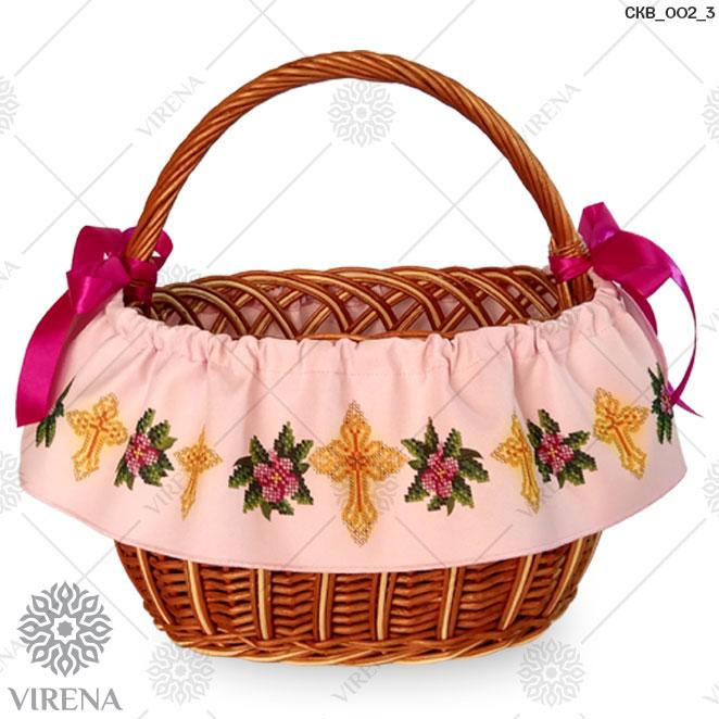 Великодня стрічка навколо кошика велика СКВ_002_3