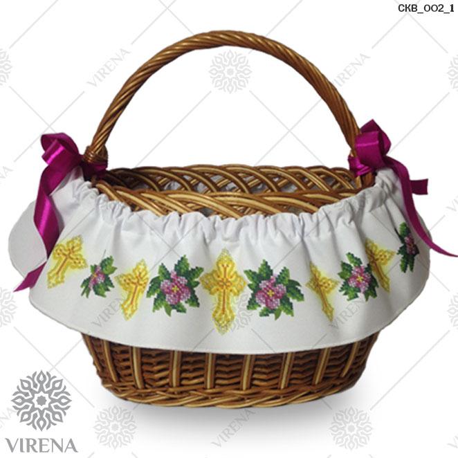 Великодня стрічка навколо кошика велика СКВ_002_1