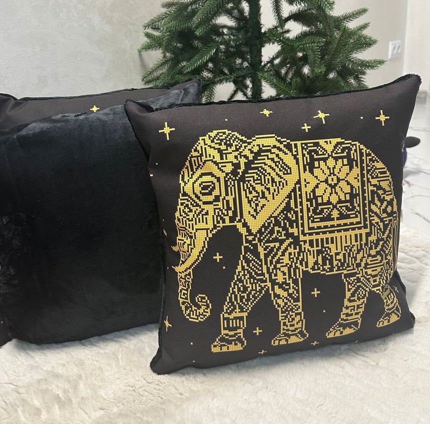 Подушка з наволочкою для вишивання ДП-155 Слон
