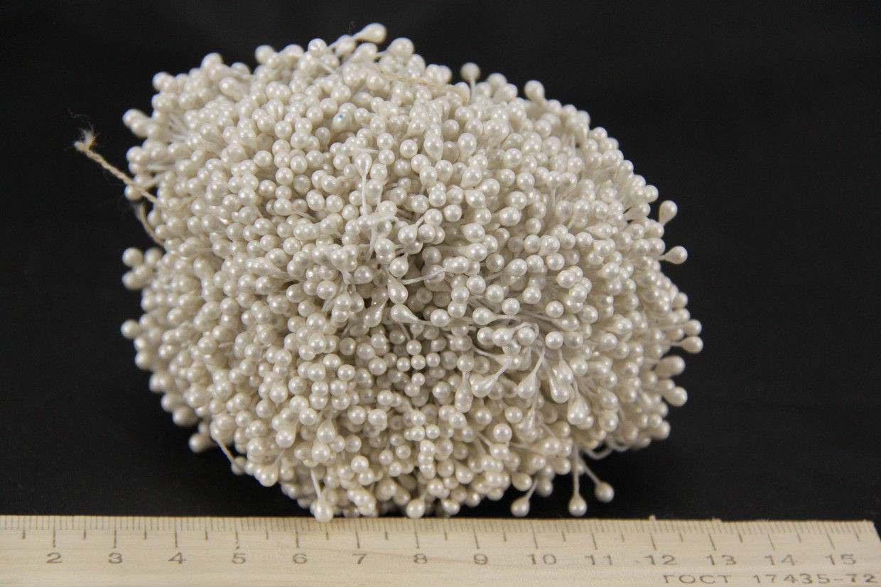 Квіткова тичинка 0,3 см біла 