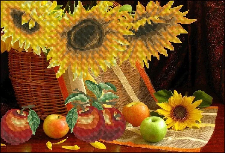 Схема для вишивання бісером або нитками С-189 Осінній натюрморт