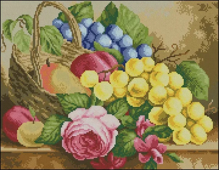 Схема для вишивання бісером або нитками С-309 Натюрморт