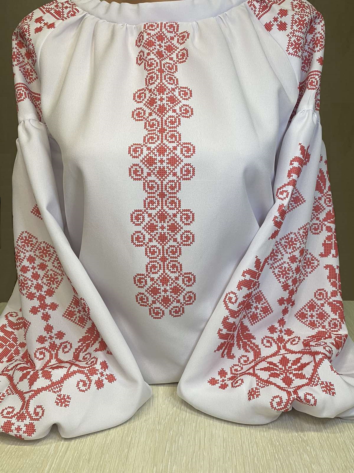 Пошита жіноча блуза для вишивання бісером або нитками ПЖС-196