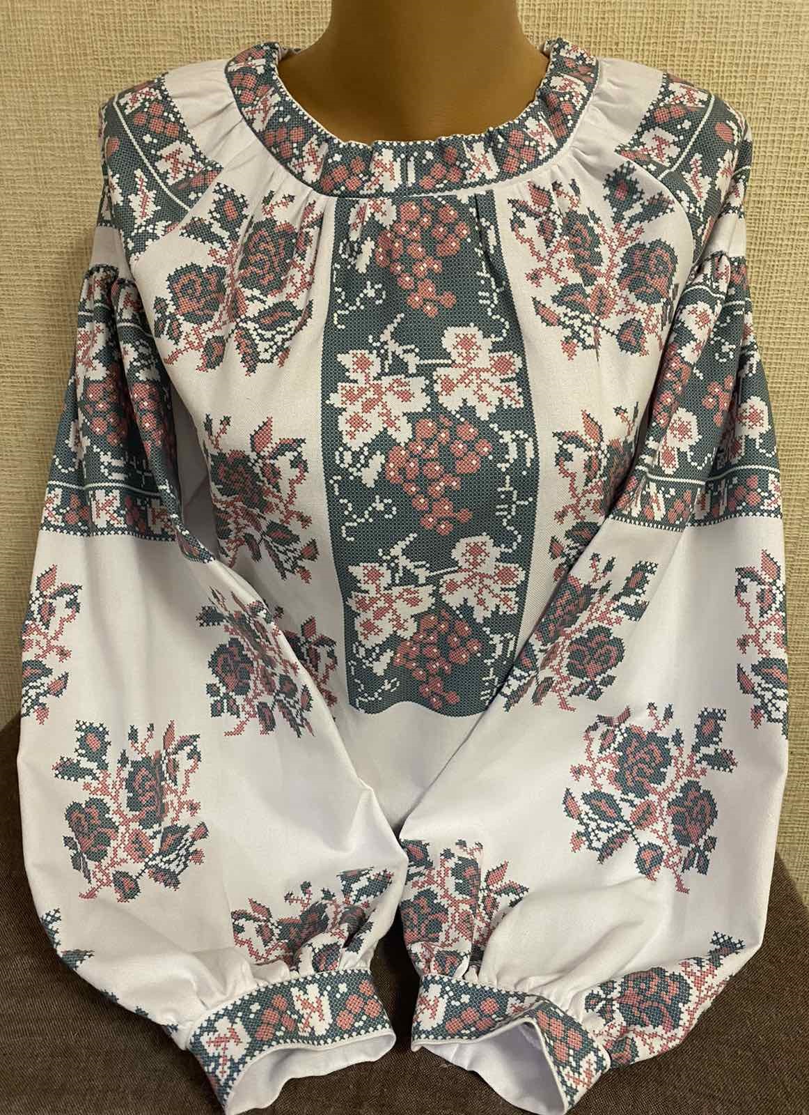 Пошита жіноча блуза для вишивання бісером або нитками ПЖС-221