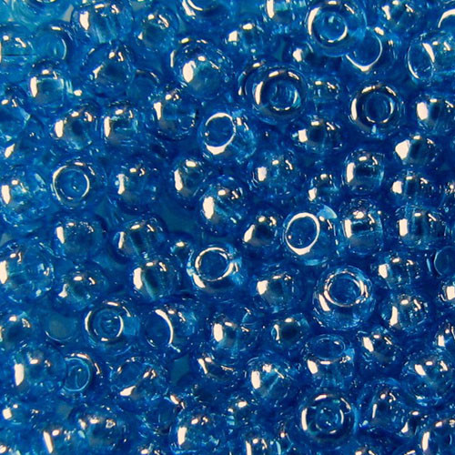 Бісер Чехія №66150 блакитний темний, глазурований