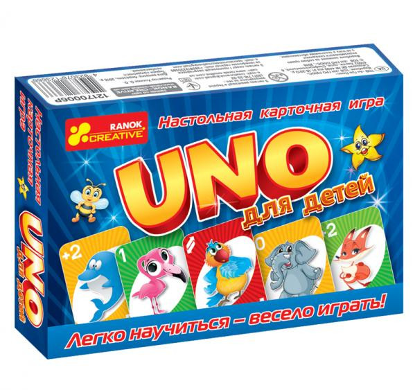 Настольная карточная игра ''UNO'' детская