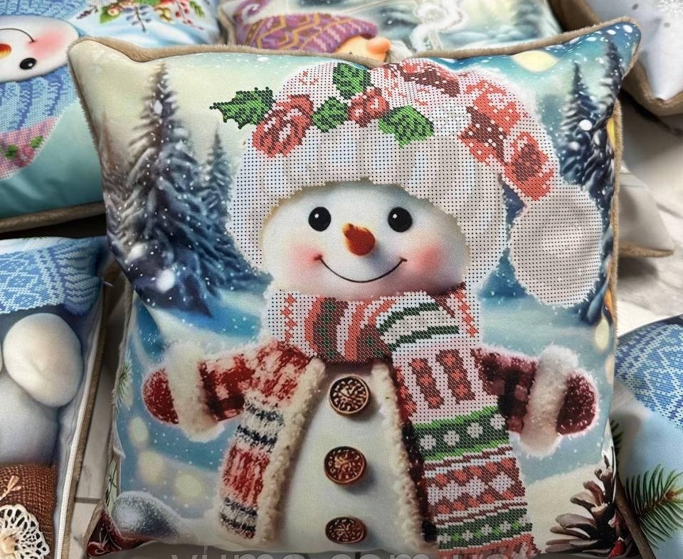 Подушка з наволочкою для вишивання ДП-136