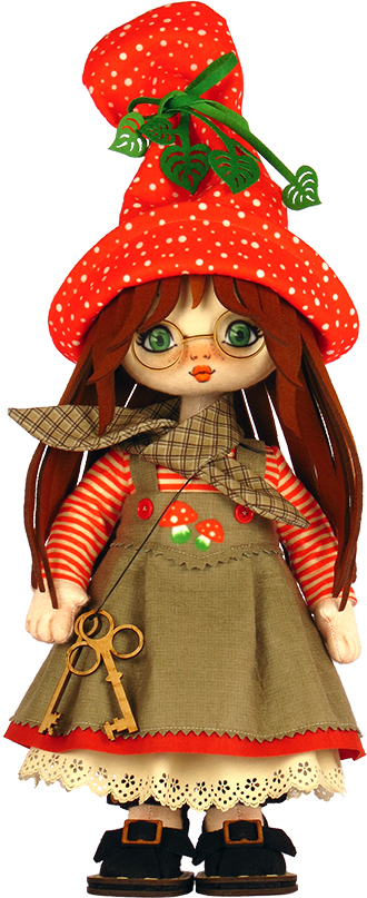 Набір для шиття текстильної ляльки К1084 Дівчинка Данія