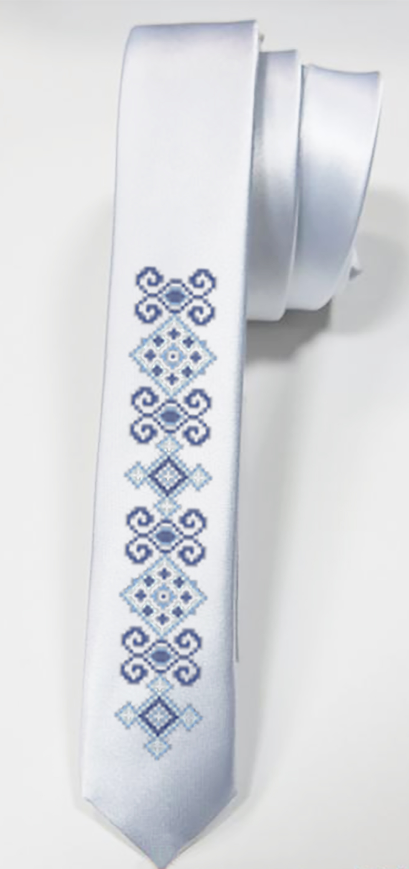 Пошита краватка для вишивання бісером або нитками №001-Г