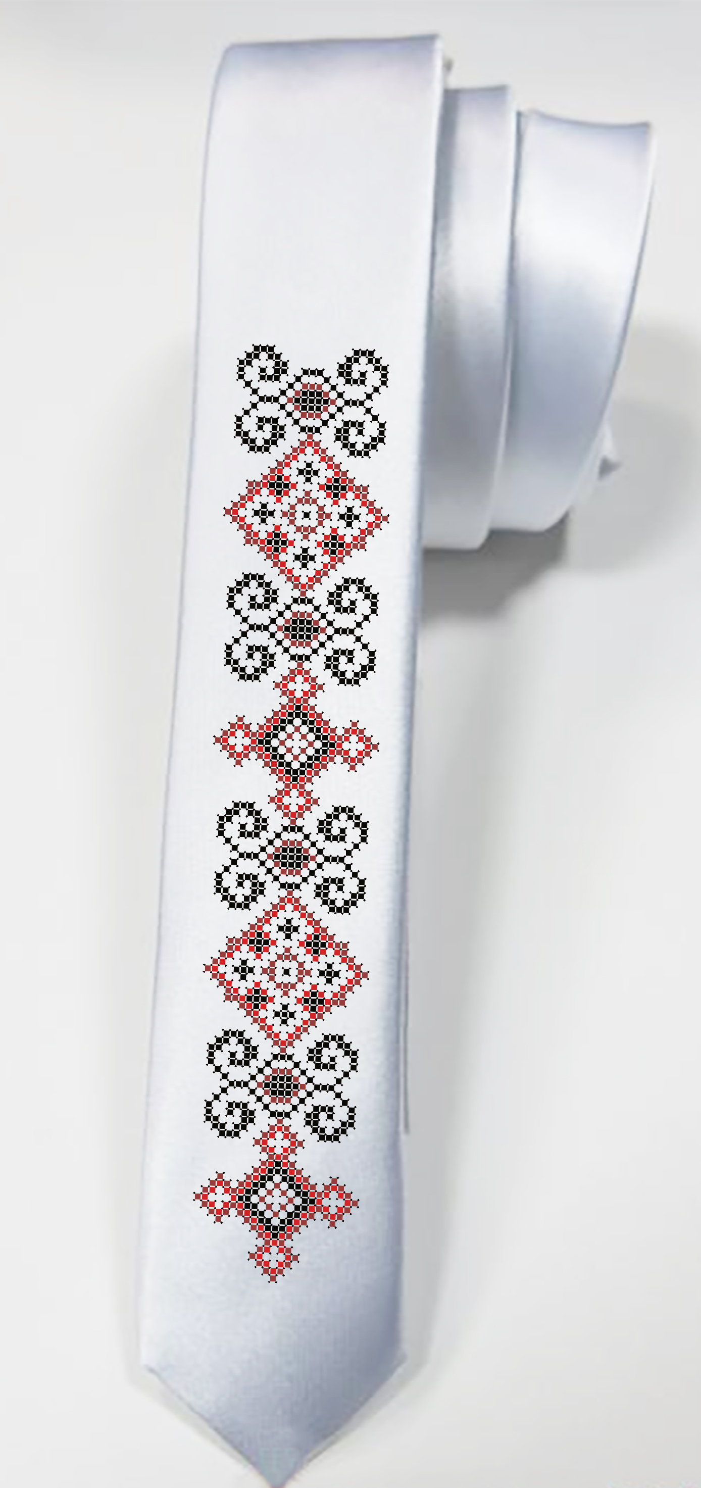 Пошита краватка для вишивання бісером або нитками №002-Г