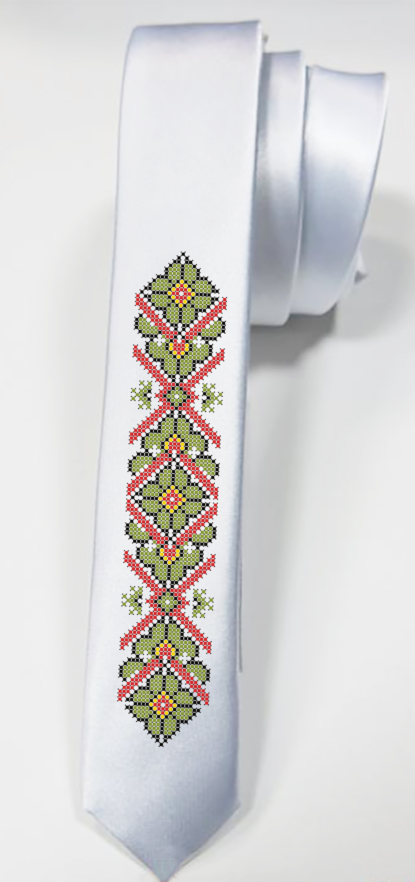 Пошита краватка для вишивання бісером або нитками №003-Г